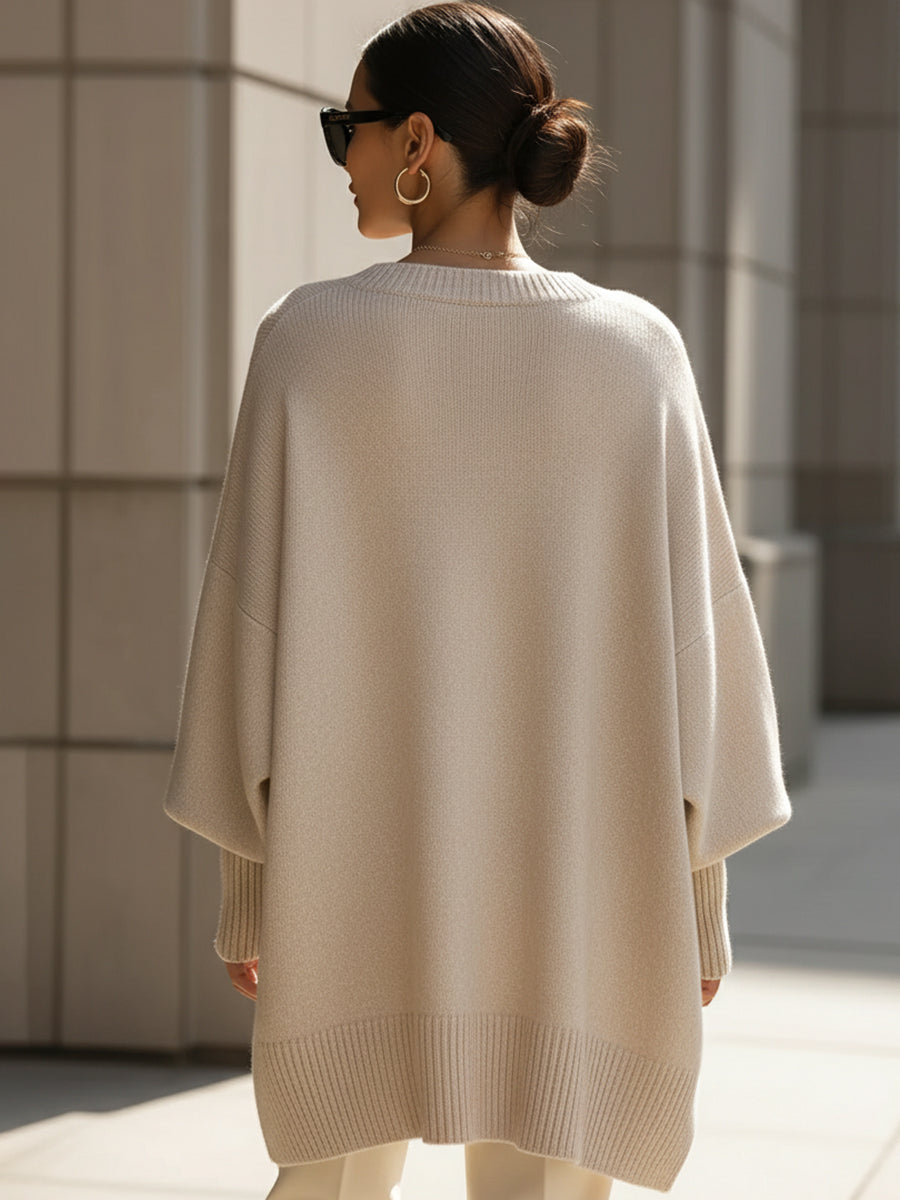 Concetta | Oversized Batwing-Sleeve Sweater