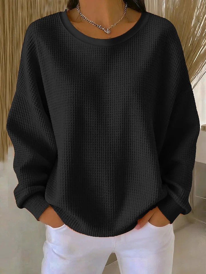 Ivana | Classic Waffle Knit Sweater