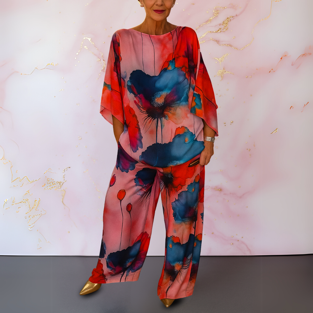 Evelina | Satin Two-Piece Women's Set