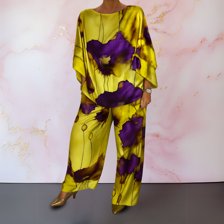 Evelina | Satin Two-Piece Women's Set