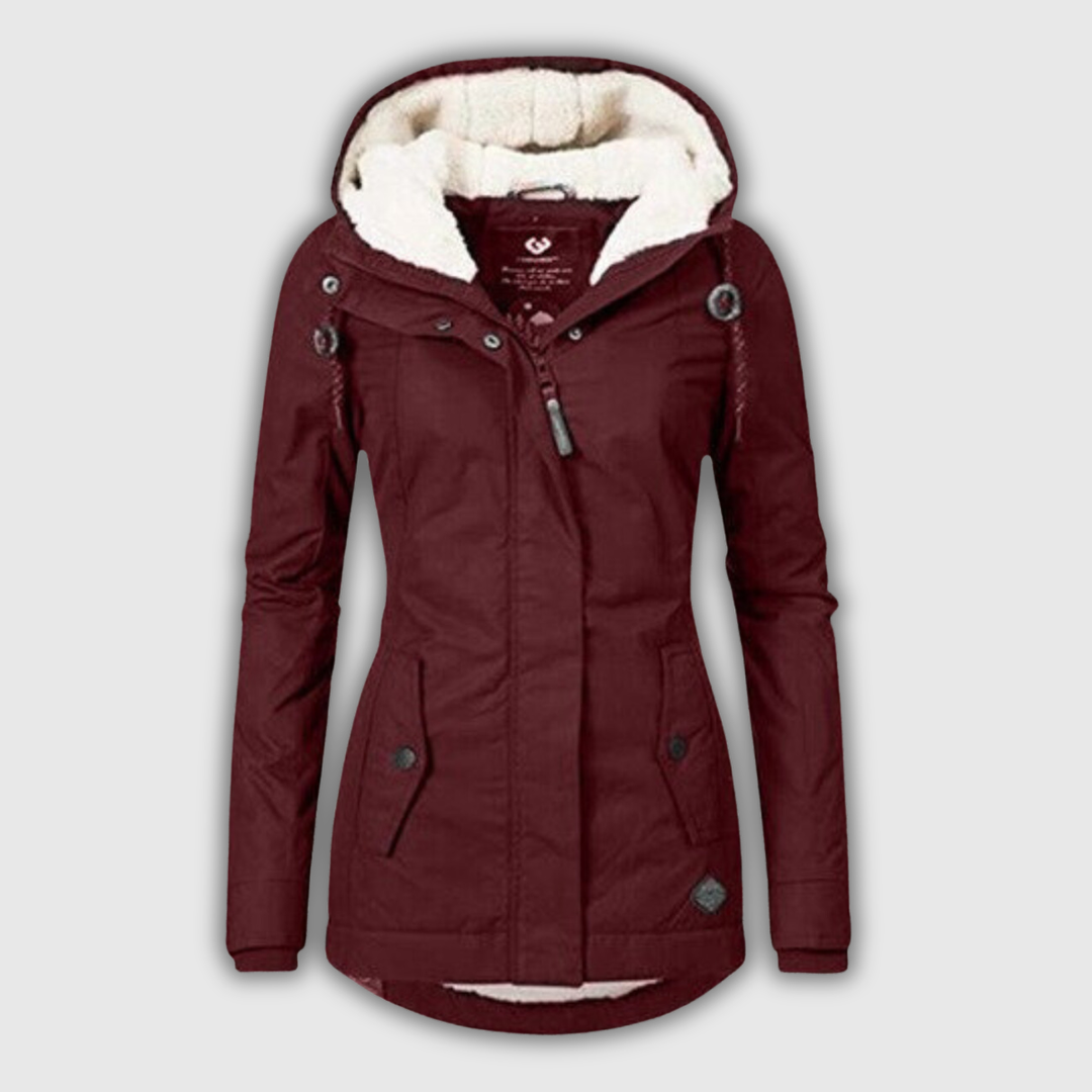 Ginevra | Teddy-Lined Hooded Winter Parka