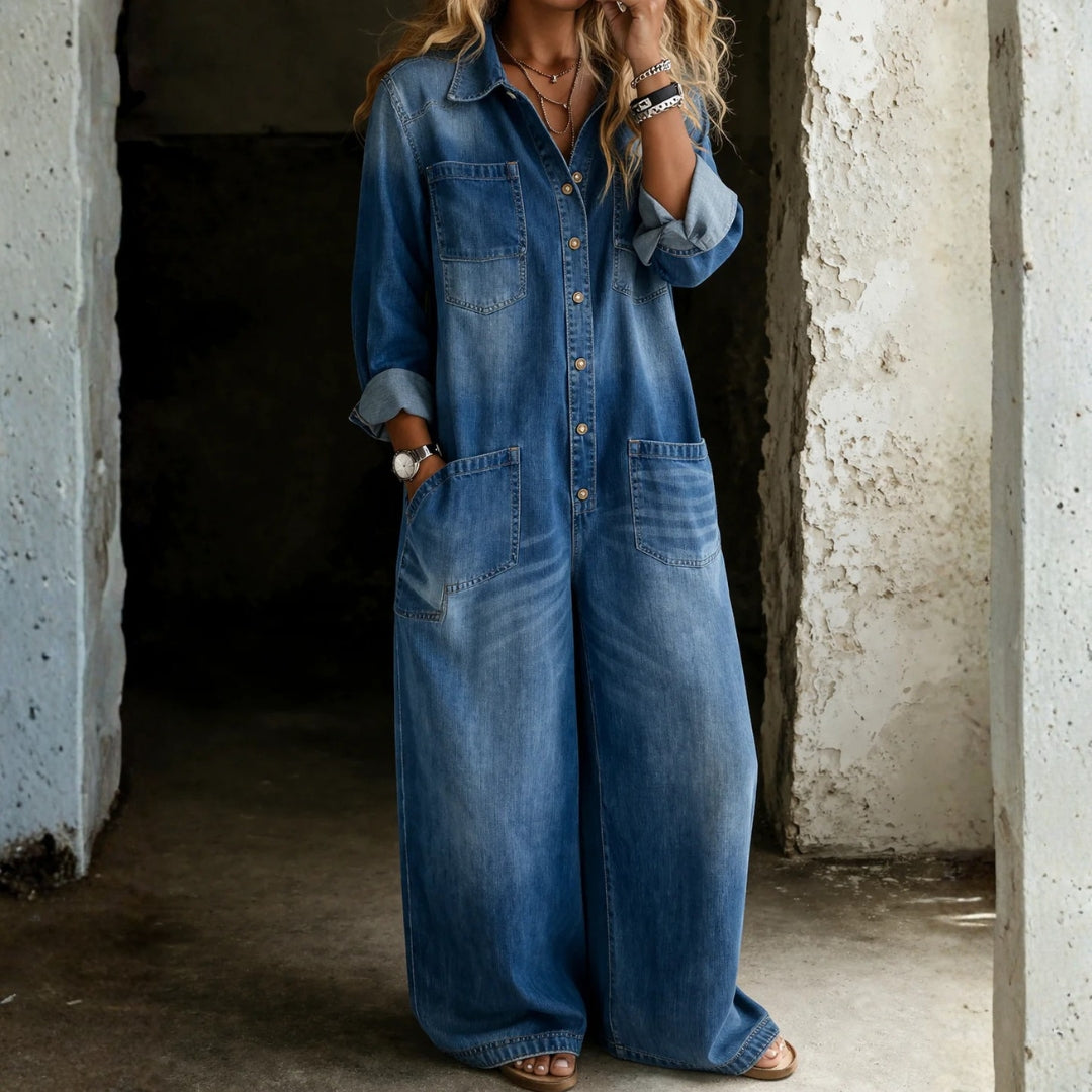 Susanna | Relaxed Denim Jumpsuit
