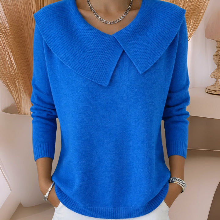 Felicia | Soft-Collar Knit Sweater