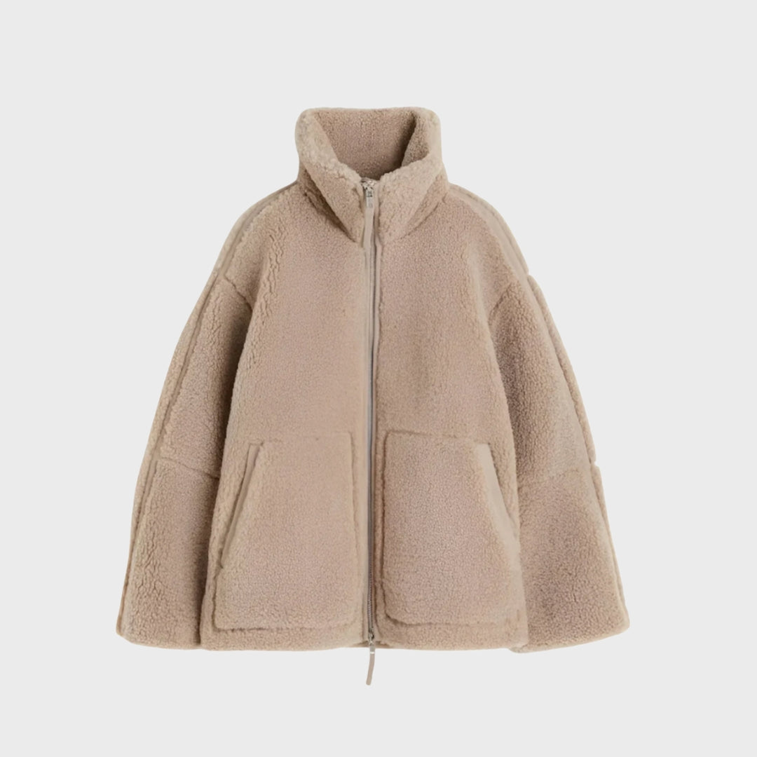 Elena | Soft Zip-Front Teddy Jacket