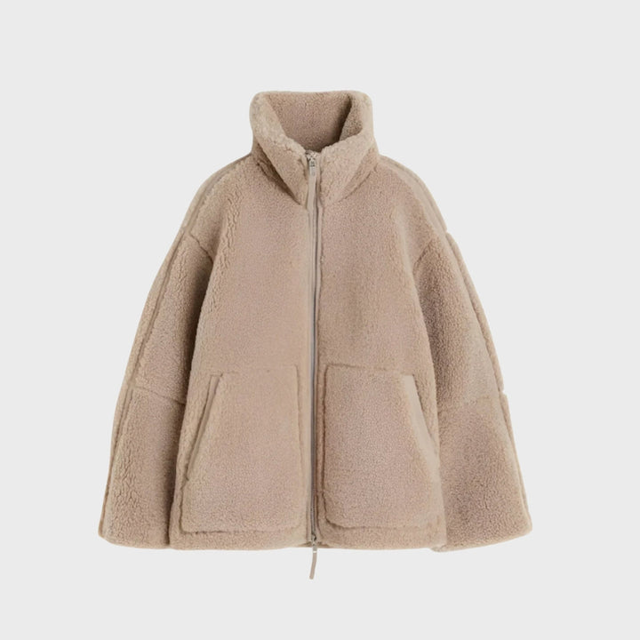 Elena | Soft Zip-Front Teddy Jacket