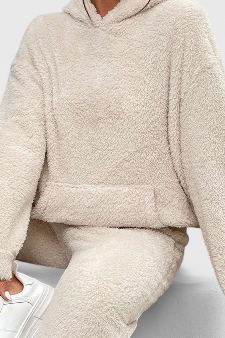 Cozy Diana Two-Piece Set in Luxurious Teddy Fabric