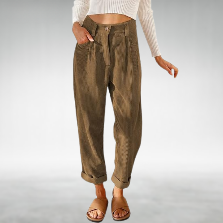 Emanuela | Capri Trousers with a Relaxed Fit