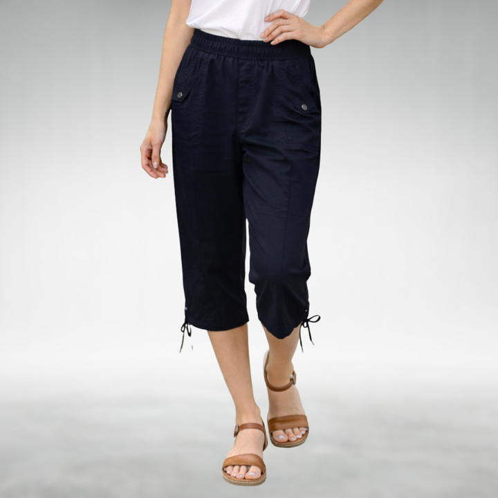 Amalia | Relaxed Fit Capri Trousers