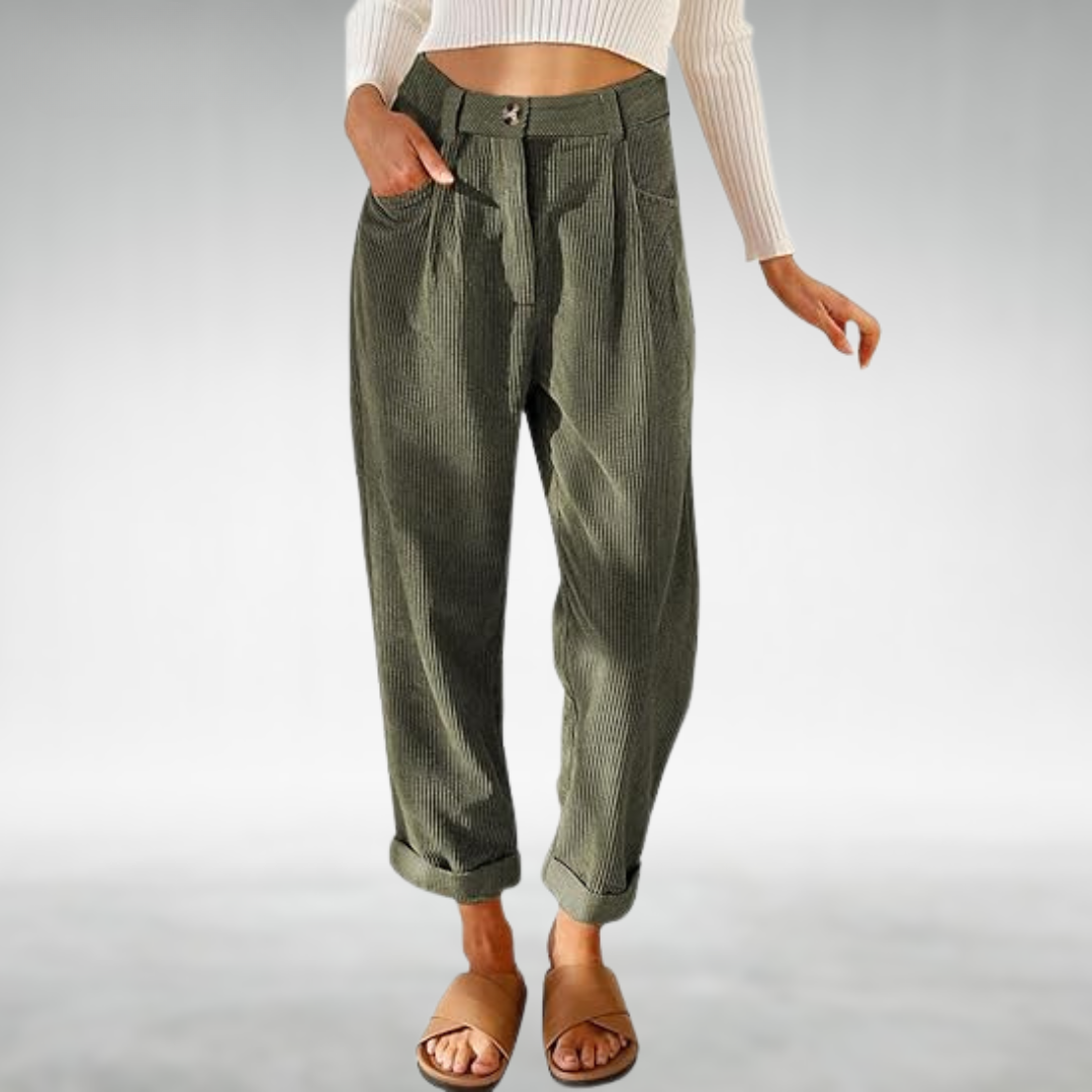 Emanuela | Capri Trousers with a Relaxed Fit