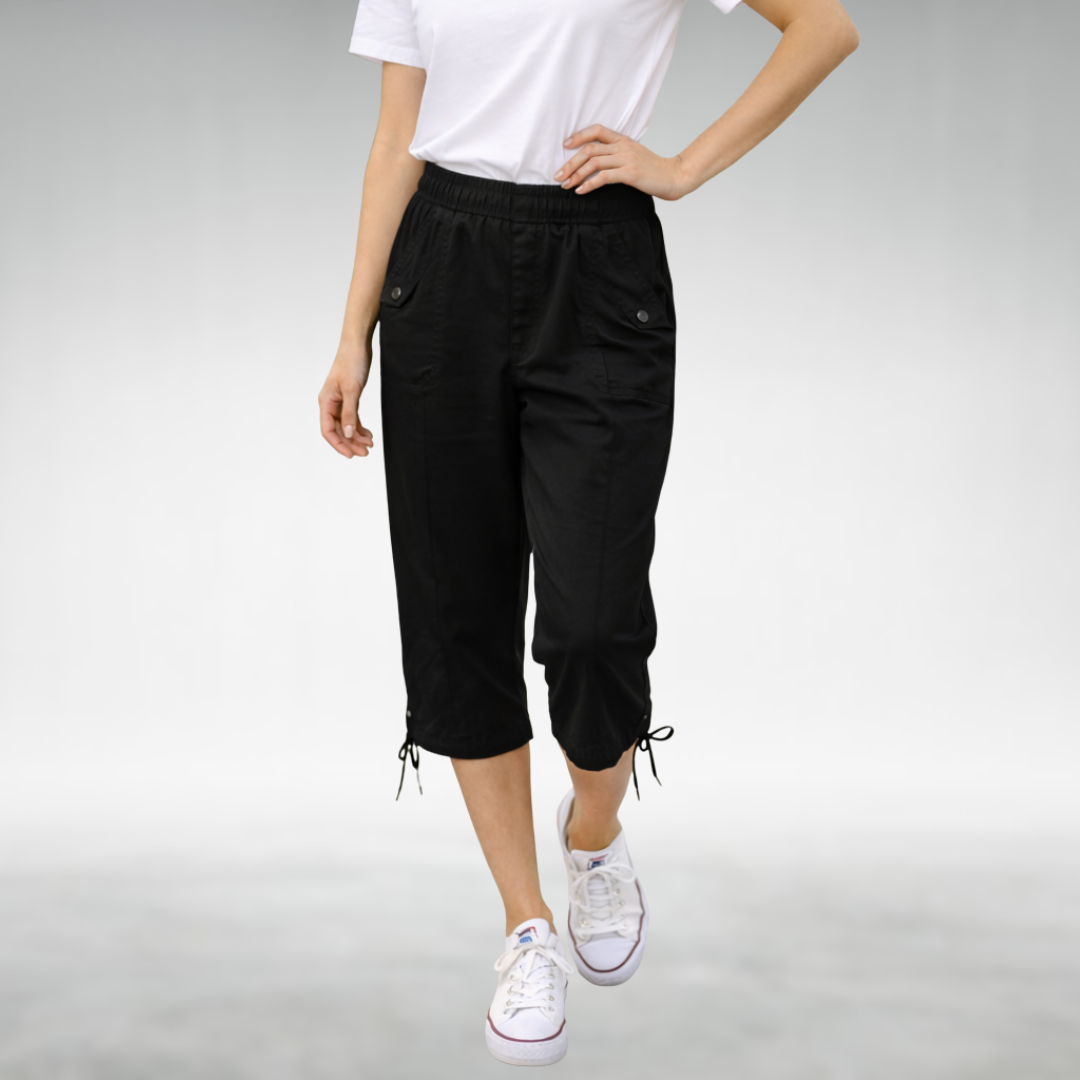 Amalia | Relaxed Fit Capri Trousers