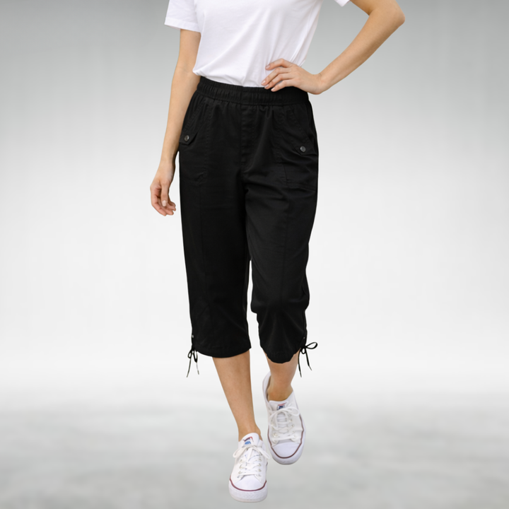 Amalia | Relaxed Fit Capri Trousers