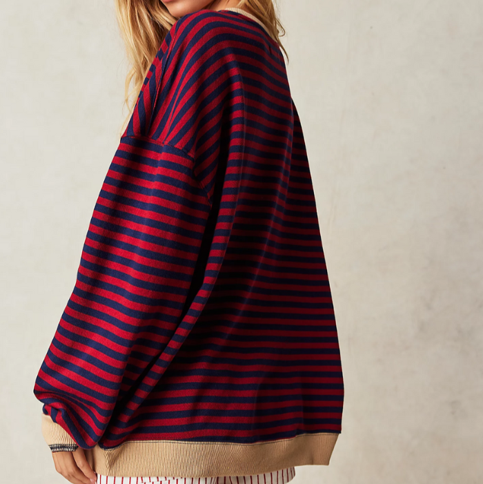 Gloria | Oversized Striped Sweater