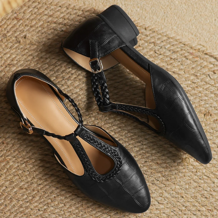 Virginia | Leather Mary Janes
