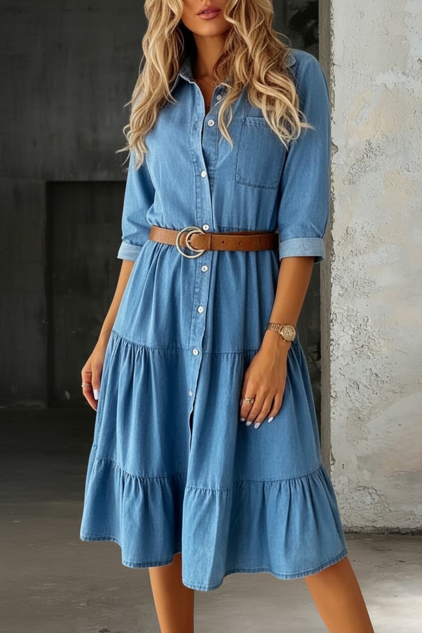 Gioia | Relaxed Denim Dress