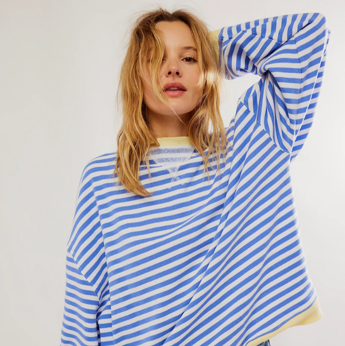 Gloria | Oversized Striped Sweater