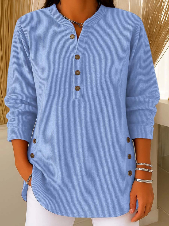 Eleonora | Button Henley Tunic