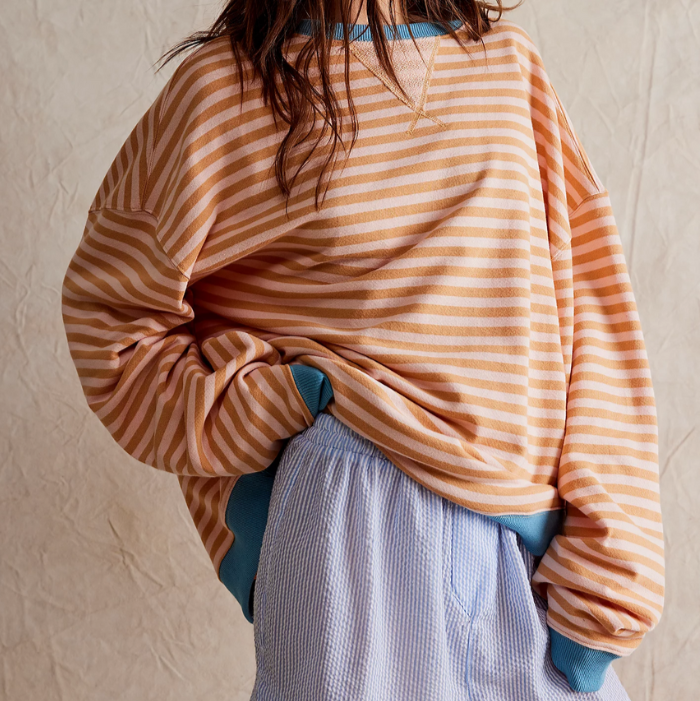 Gloria | Oversized Striped Sweater