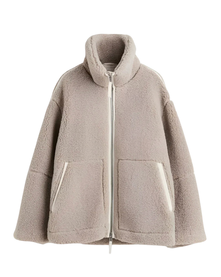 Elena | Soft Zip-Front Teddy Jacket