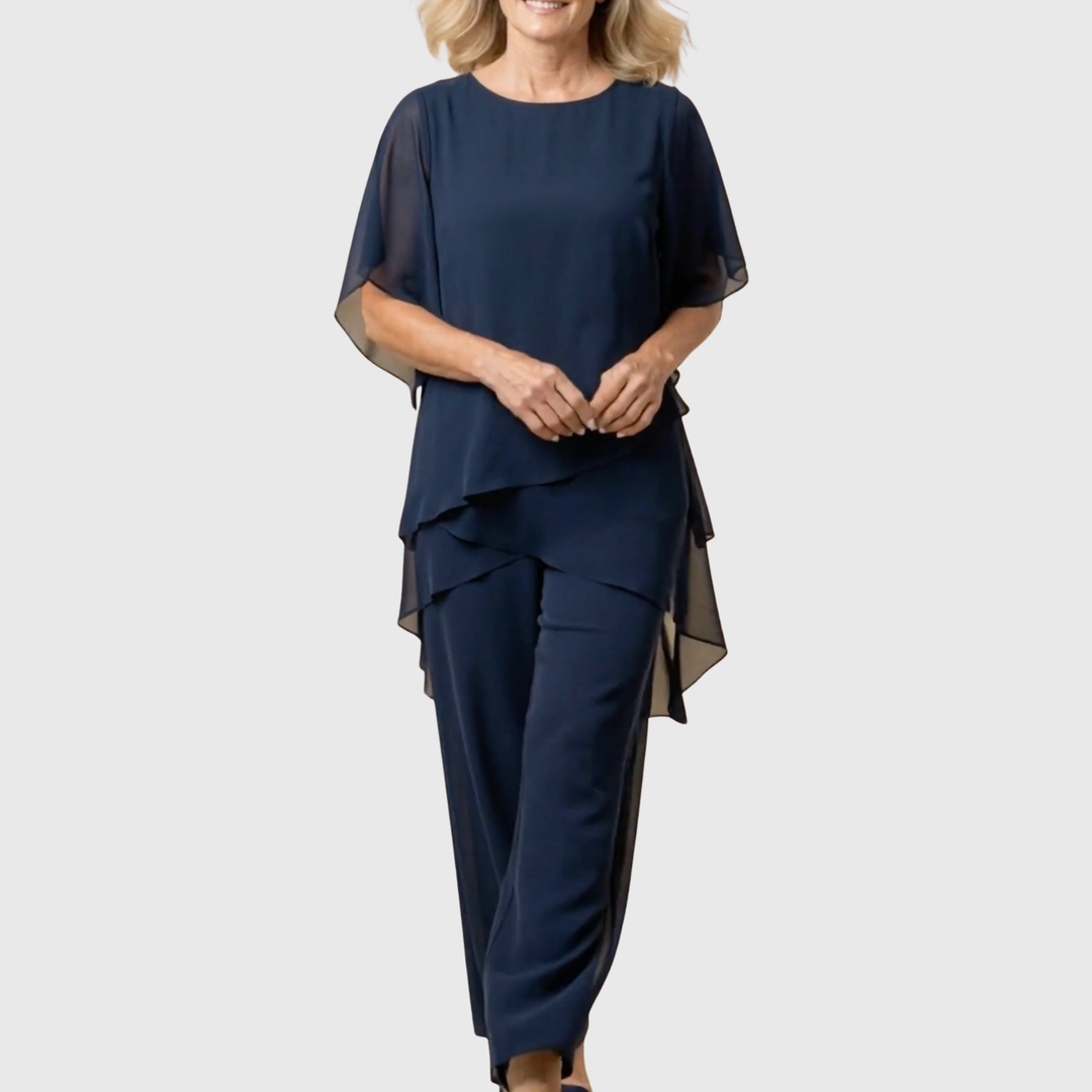 Vittoria | Fluid Palazzo Set for Elegant Comfort and Style