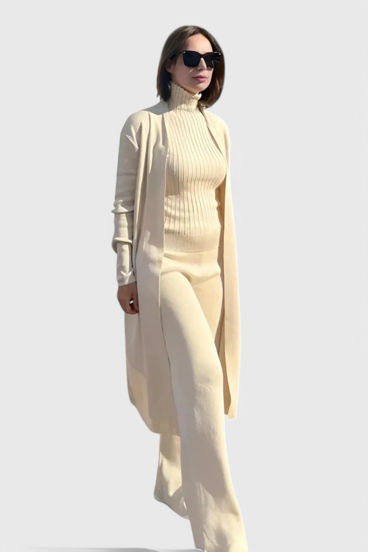 Cristina 3-Piece Soft Knit Ensemble with Chic Design