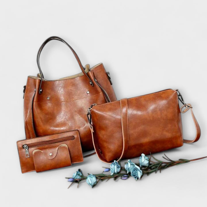 Benedetta | 4-Piece Vintage Bag Set