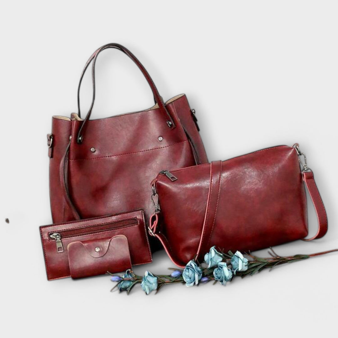 Benedetta | 4-Piece Vintage Bag Set