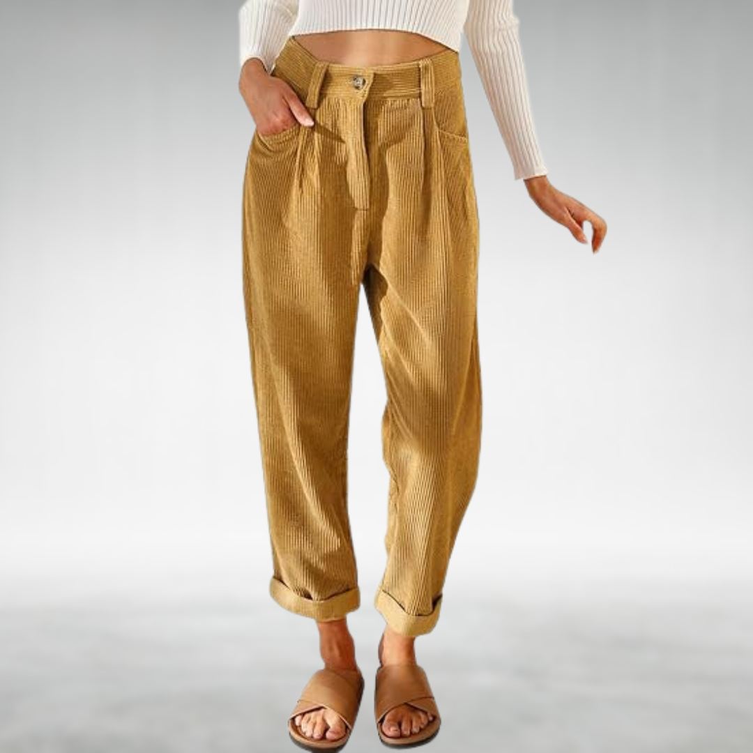 Emanuela | Capri Trousers with a Relaxed Fit