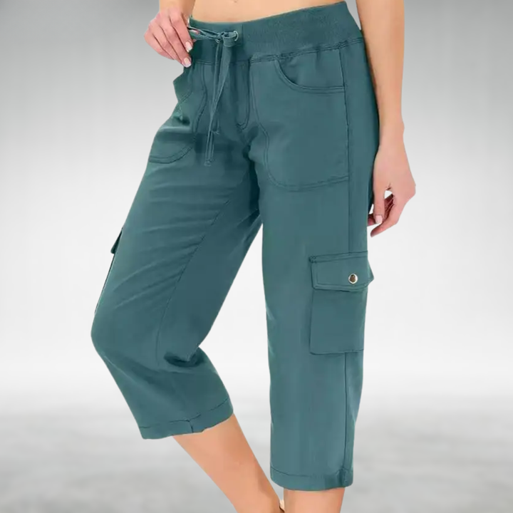 Adelaide | Cargo Capri Trousers with a Relaxed Fit