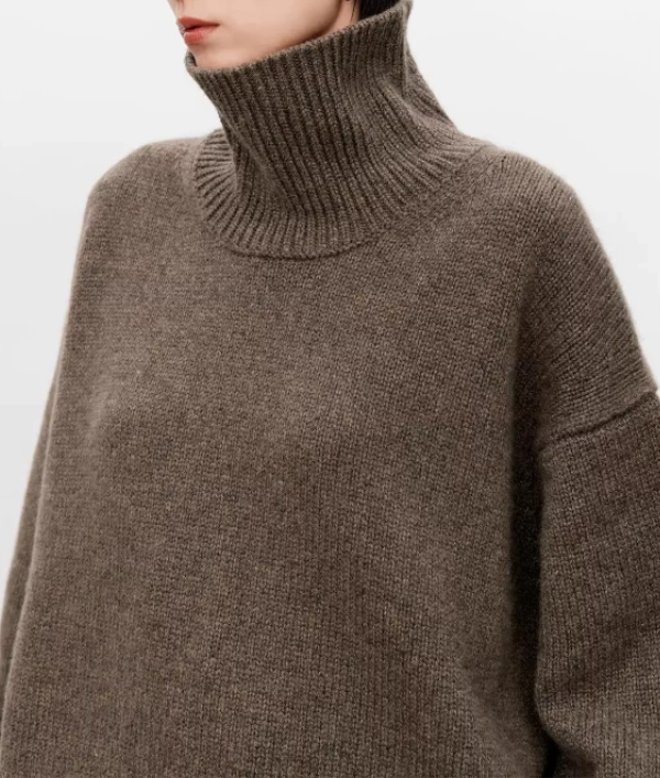 Carmela | Cable-Knit Turtleneck Sweater