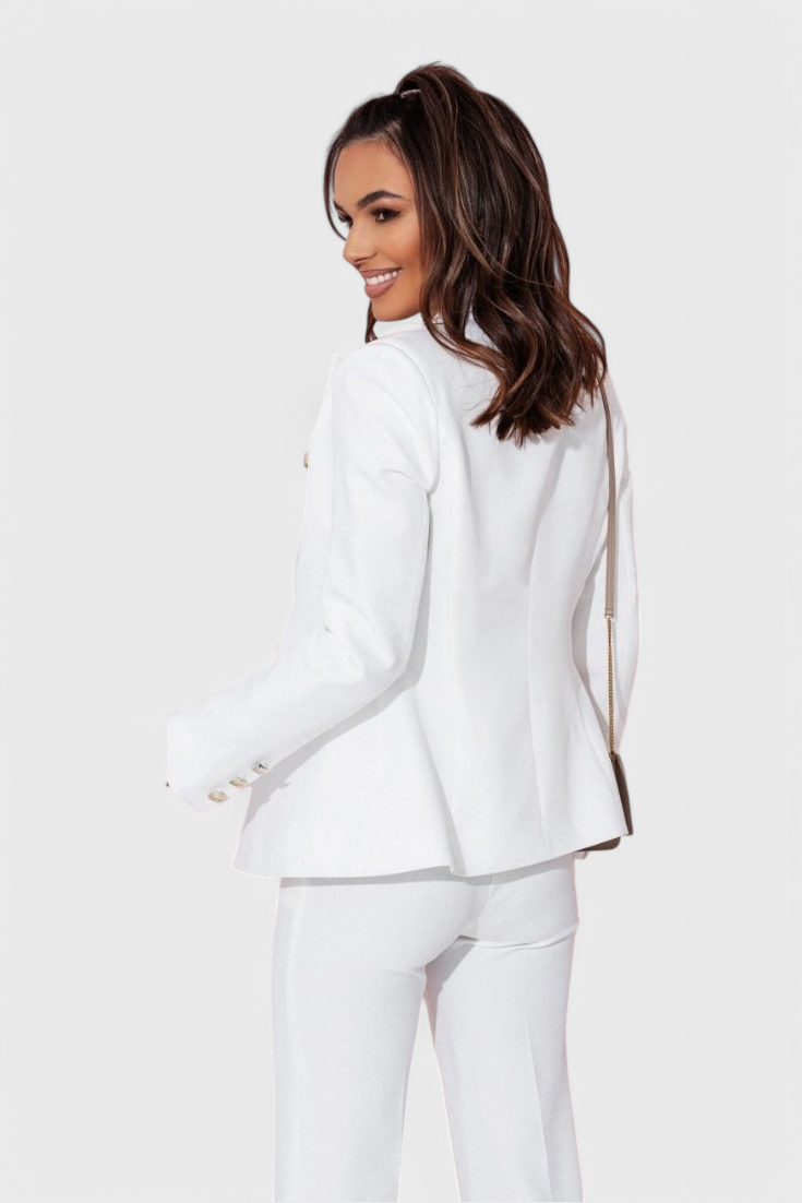 Fiorella Fitted Blazer with Slim Trousers