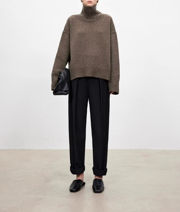 Carmela | Cable-Knit Turtleneck Sweater