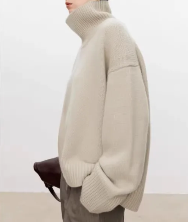 Carmela | Cable-Knit Turtleneck Sweater