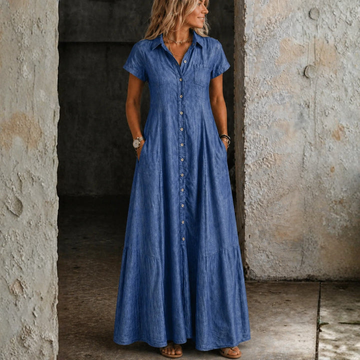 Diletta | Long Denim Dress