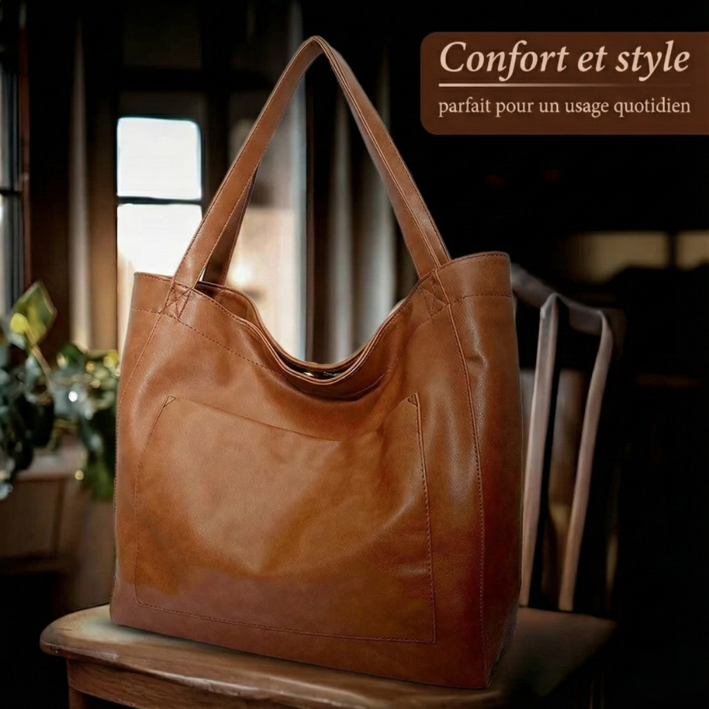 Carmela | Vintage Leather Shoulder Bag