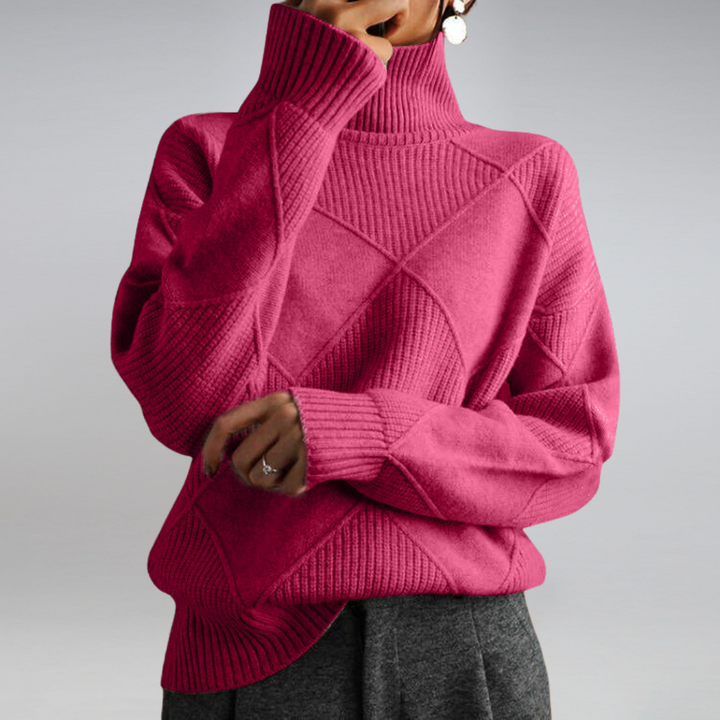 Carolina | Cable-Knit Turtleneck Sweater