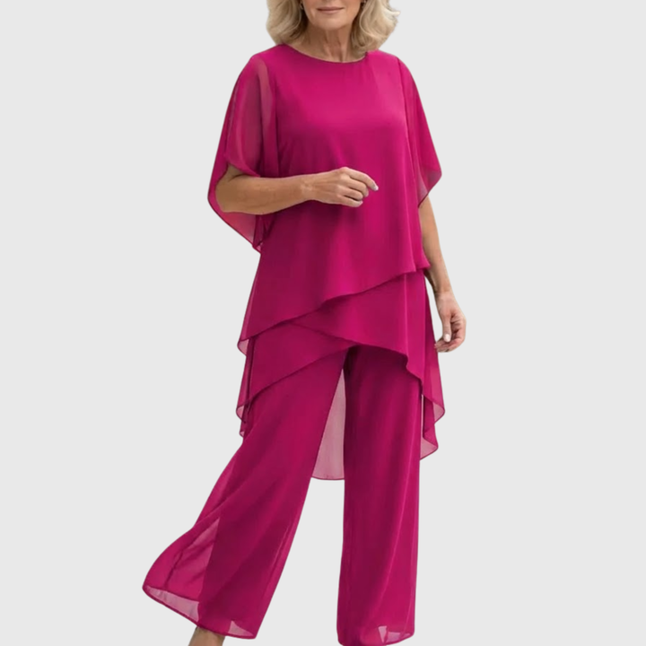 Vittoria | Fluid Palazzo Set for Elegant Comfort and Style