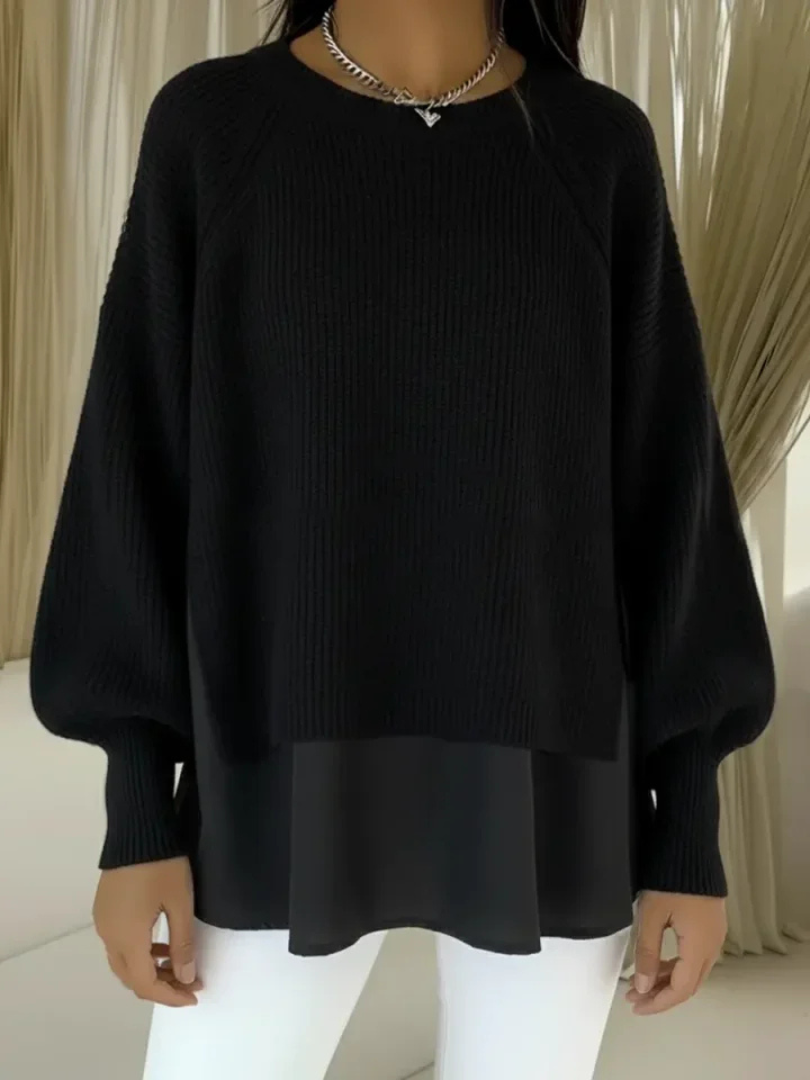 Elisabetta | Layered-Look Sweater