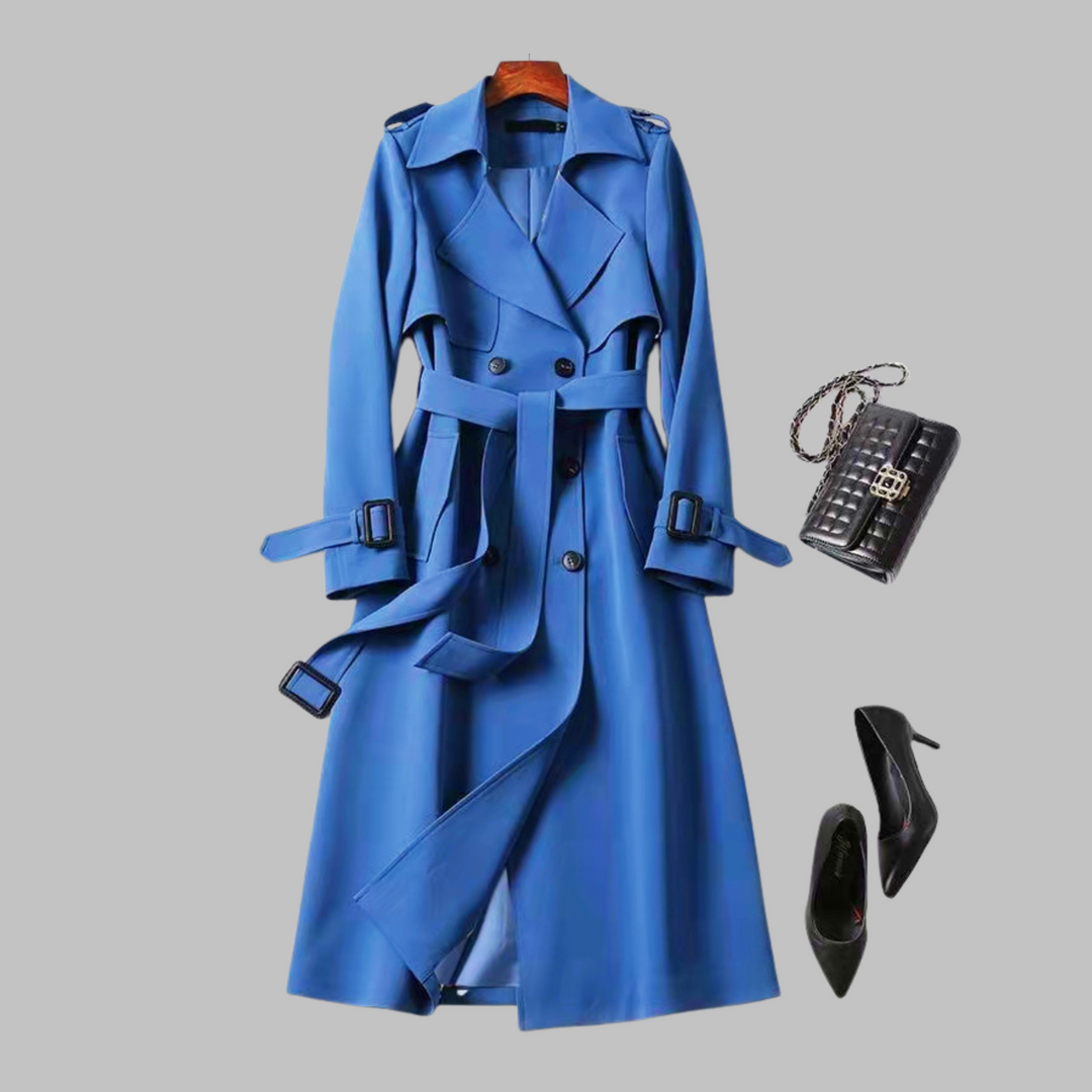 Rosalba - Elegant Knee-Length Loose Fit Coat