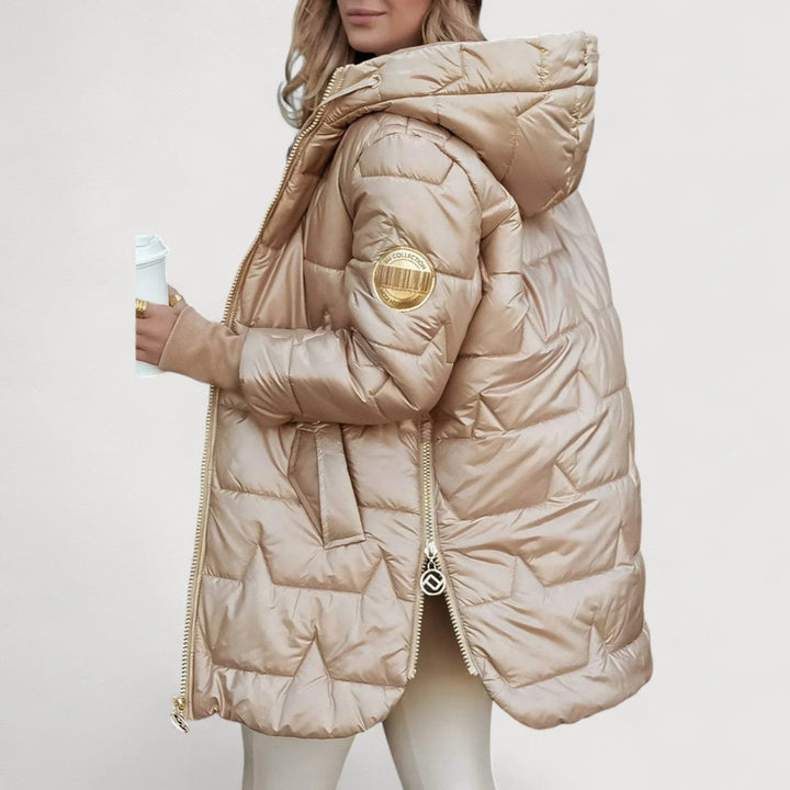 Daniela | Hooded Quilted Long Coat