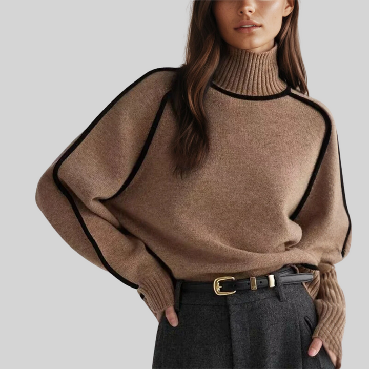 Chiara | Ribbed Turtleneck Sweater