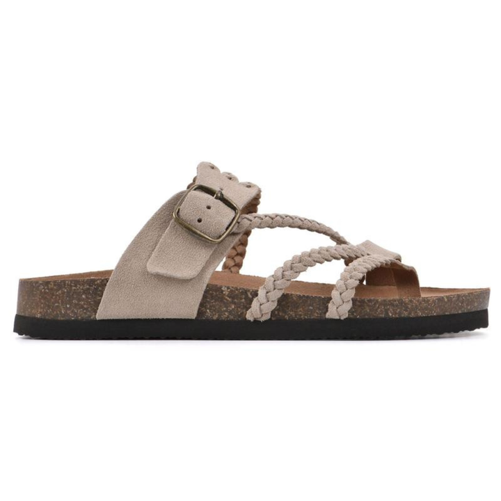Gloria - Braided Cork Sandals