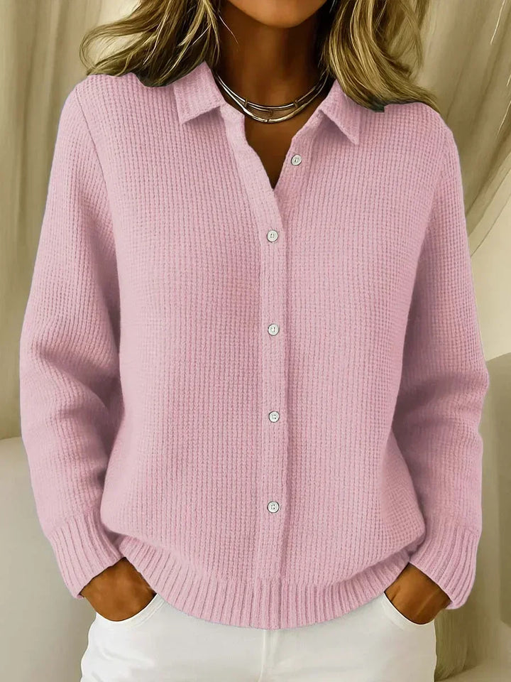 Nora | Textured Knit Button Cardigan