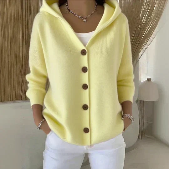 Eugenia | Hooded Knit Cardigan