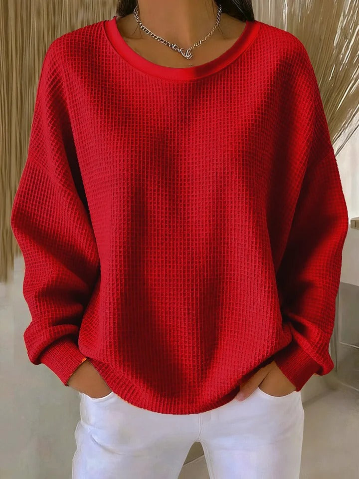 Ivana | Classic Waffle Knit Sweater