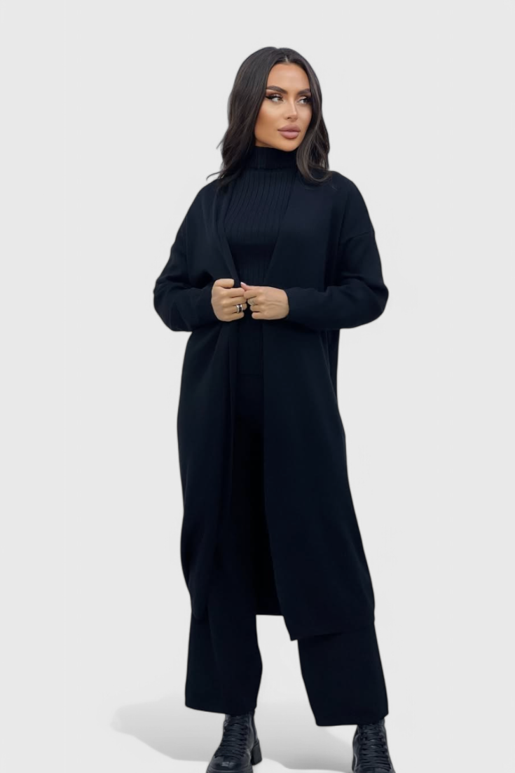 Cristina 3-Piece Soft Knit Ensemble with Chic Design