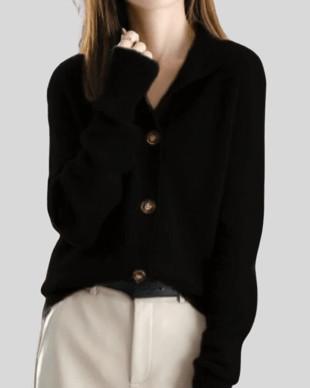 Carla | Retro Cashmere Cardigan