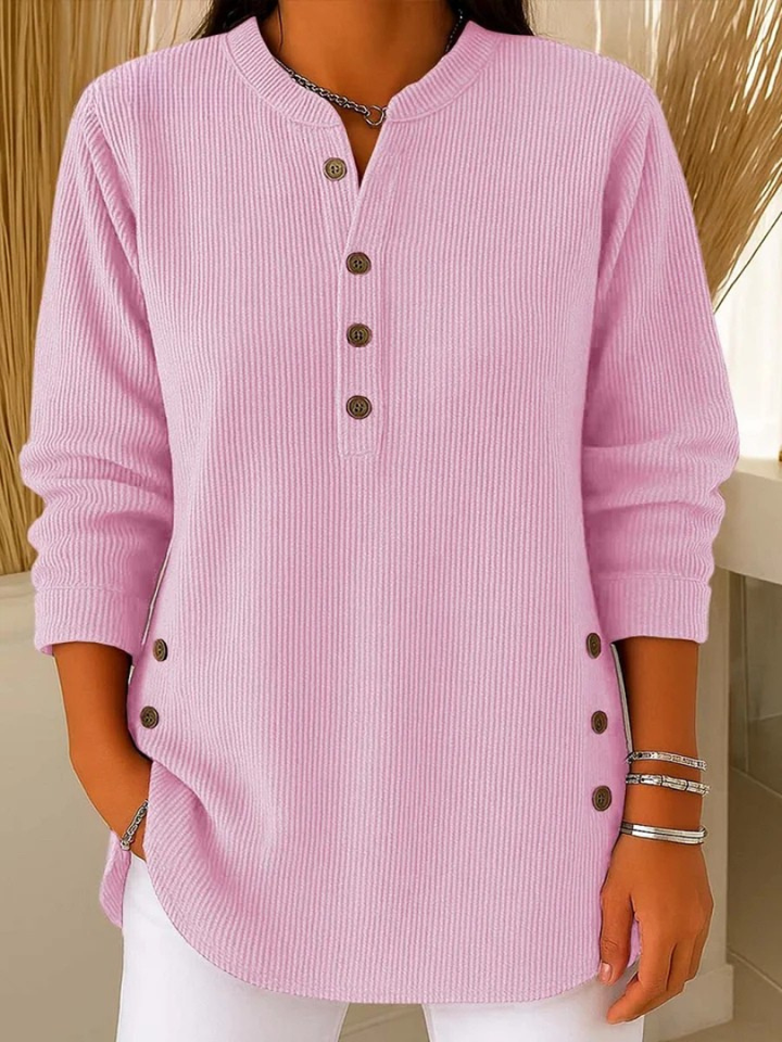 Eleonora | Button Henley Tunic