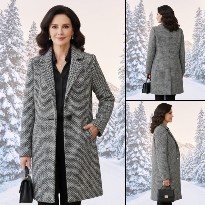 Adriana | Long Fabric Coat