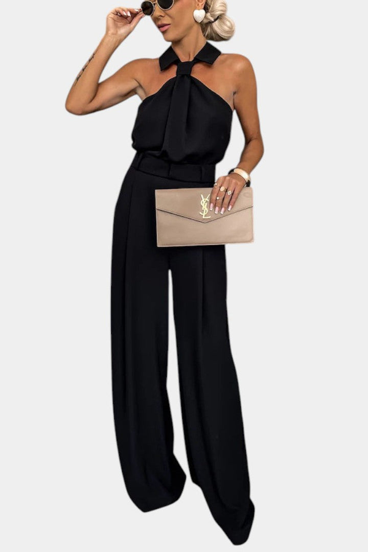 Gaia Halter Ensemble with Flowing Silhouette