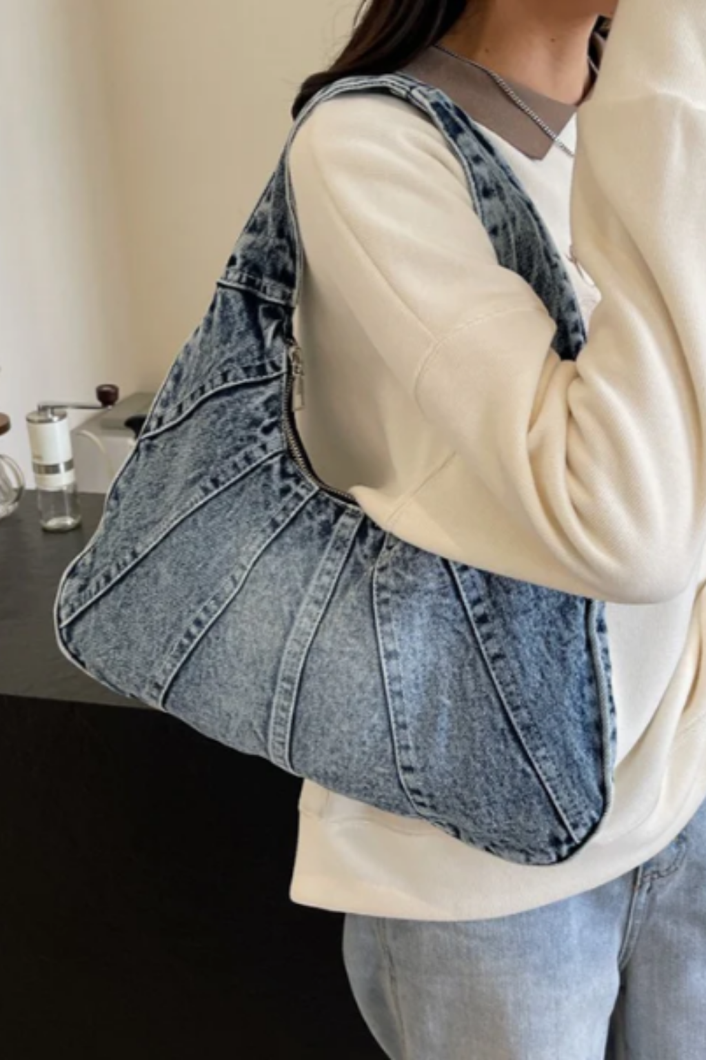 Raffaellina | Casual Denim Shoulder Bag
